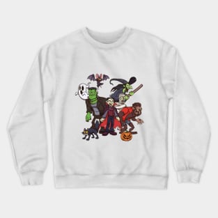 Classic Halloween Characters Crewneck Sweatshirt